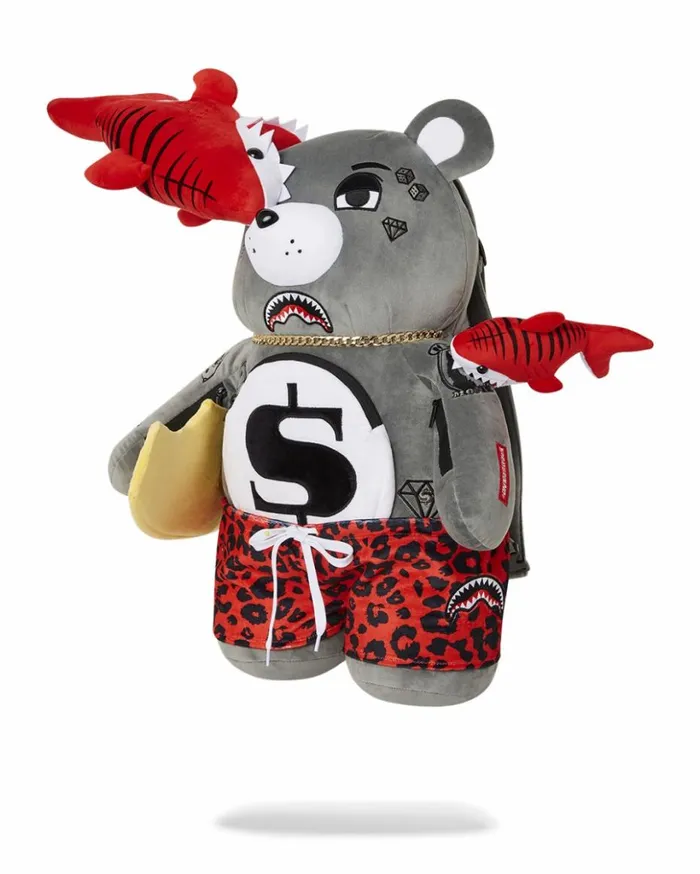 SHARK FRIENDS MONEYBEAR TEDDYBEAR BACKPACK Bags SPRAYGROUND