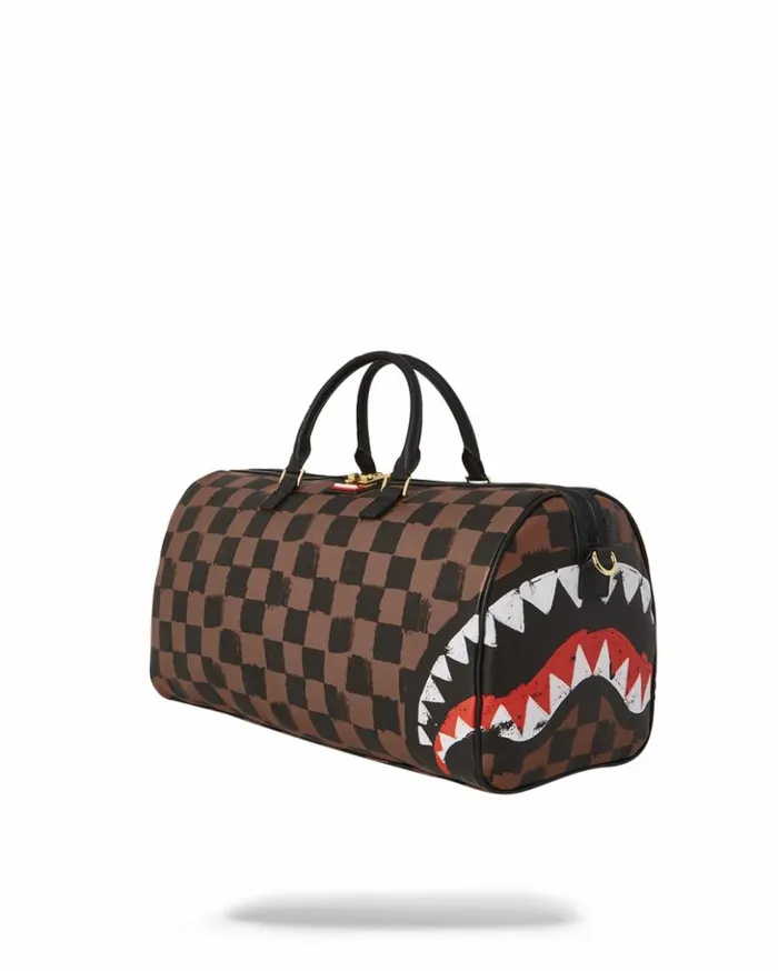 SHARKS IN PARIS VANQUISH DUFFLE Bags SPRAYGROUND