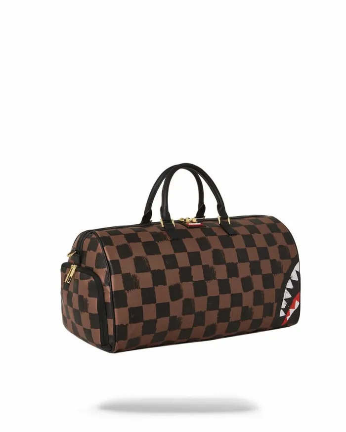 SHARKS IN PARIS VANQUISH DUFFLE Bags SPRAYGROUND