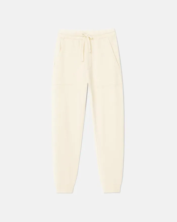 Shay Organically Grown Cotton Sweatpants Creme MenWomen Nanushka Pants