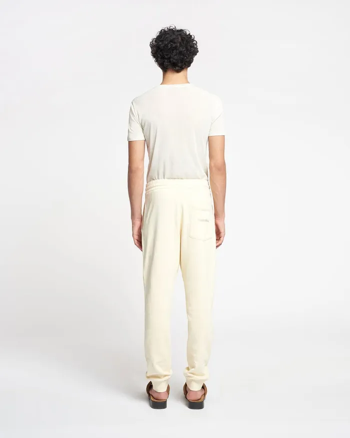Shay Organically Grown Cotton Sweatpants Creme MenWomen Nanushka Pants