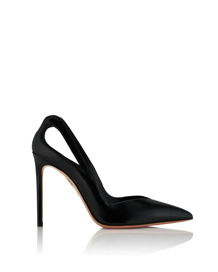 Sheeva Pump 105 Black Women Aquazzura Pumps Sheeva Pump 105 Black Women Aquazzura Pumps