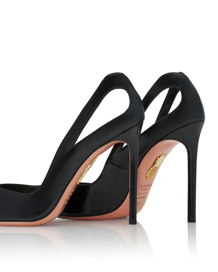 Sheeva Pump 105 Black Women Aquazzura Pumps Sheeva Pump 105 Black Women Aquazzura Pumps