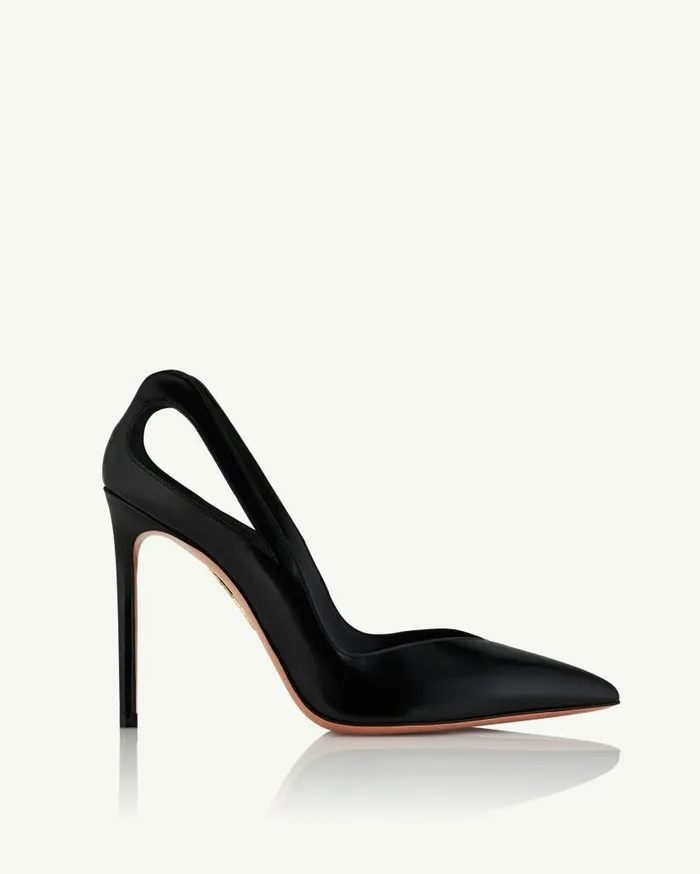 Sheeva Pump 105 Black Women Aquazzura Pumps Sheeva Pump 105 Black Women Aquazzura Pumps