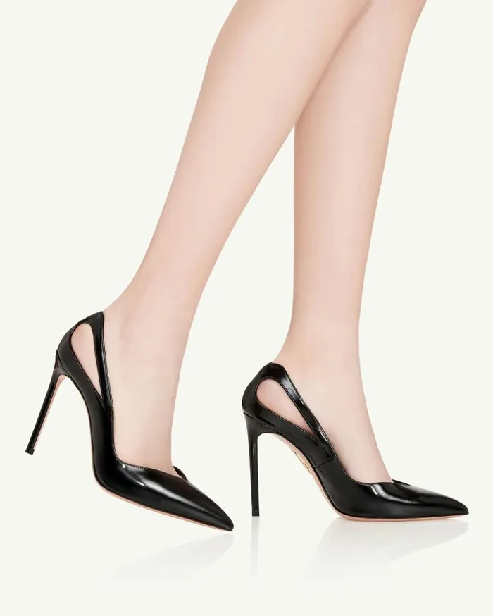 Sheeva Pump 105 Black Women Aquazzura Pumps Sheeva Pump 105 Black Women Aquazzura Pumps