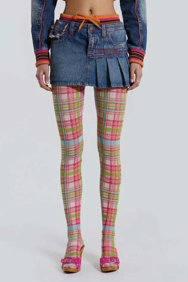 Sherbet Denim Side Pleat Mini Skirt Blue Women Jaded London Skirts Sherbet Denim Side Pleat Mini Skirt Blue Women Jaded London Skirts