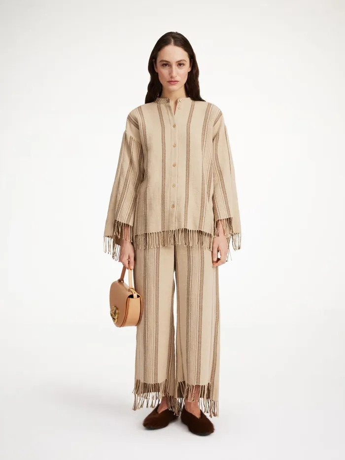 Shirts Women By Malene Birger Ahlicia Blouse Stripe