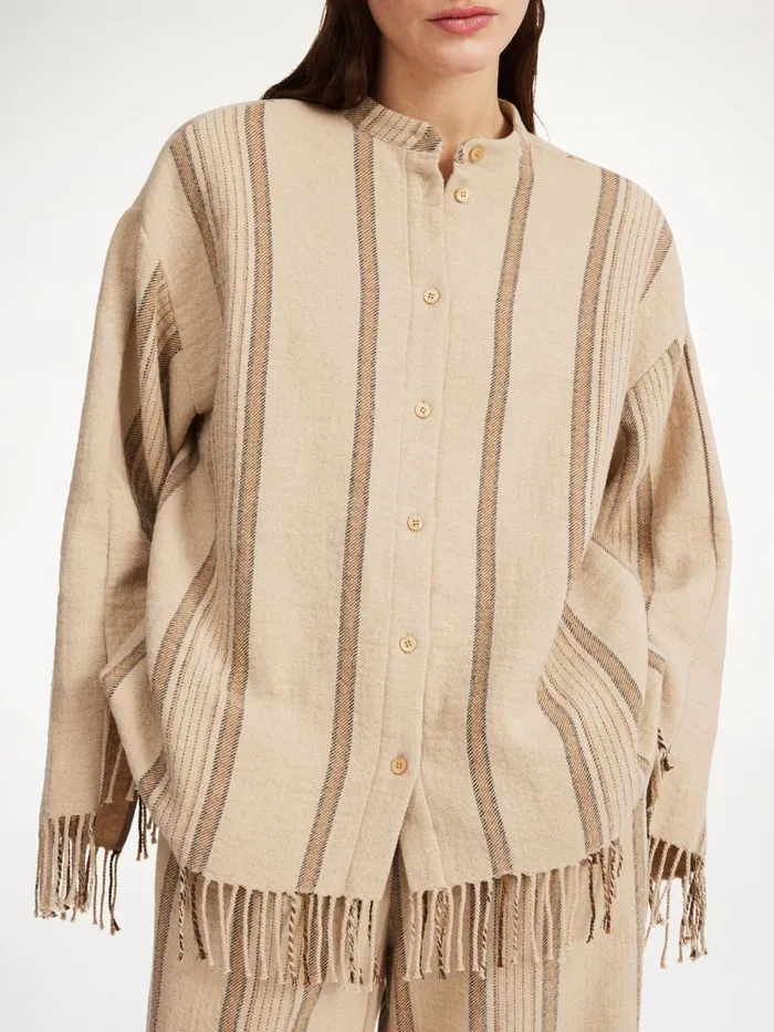 Shirts Women By Malene Birger Ahlicia Blouse Stripe