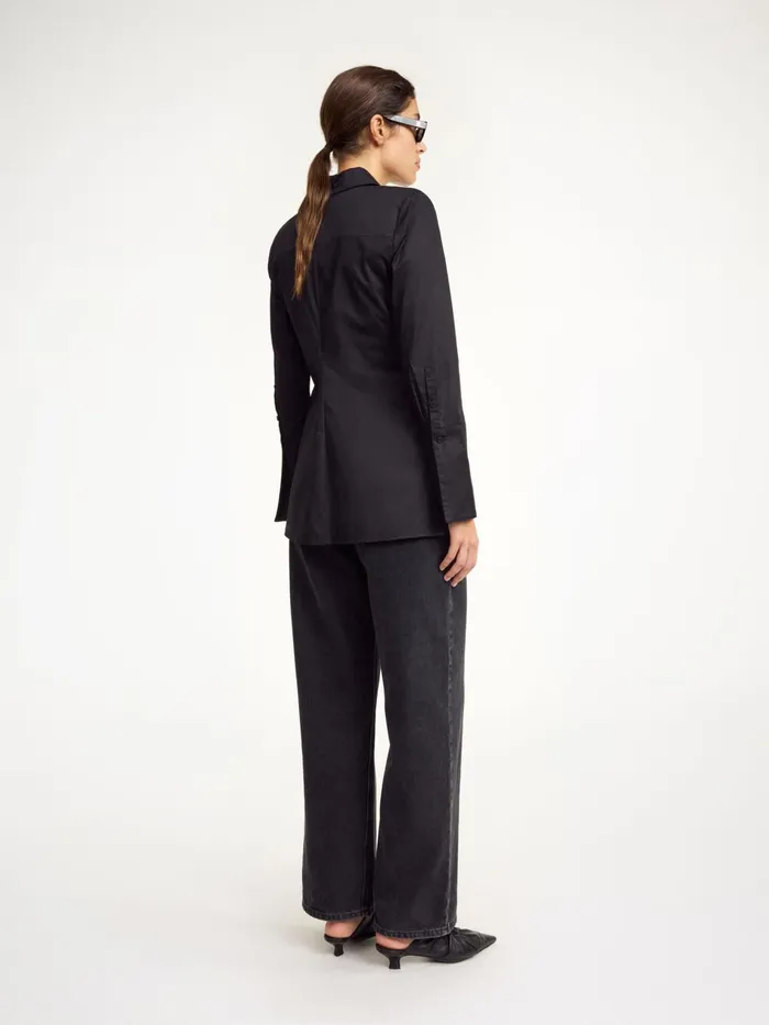 Shirts Women By Malene Birger Padano Organic Cotton Shirt Black