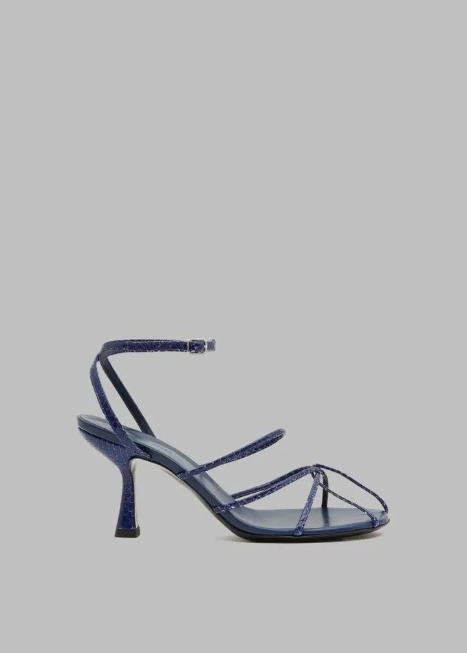 Shoes Women The Frankie Shop Christopher Esber Blaze Embossed Heels 8211 Sodalite