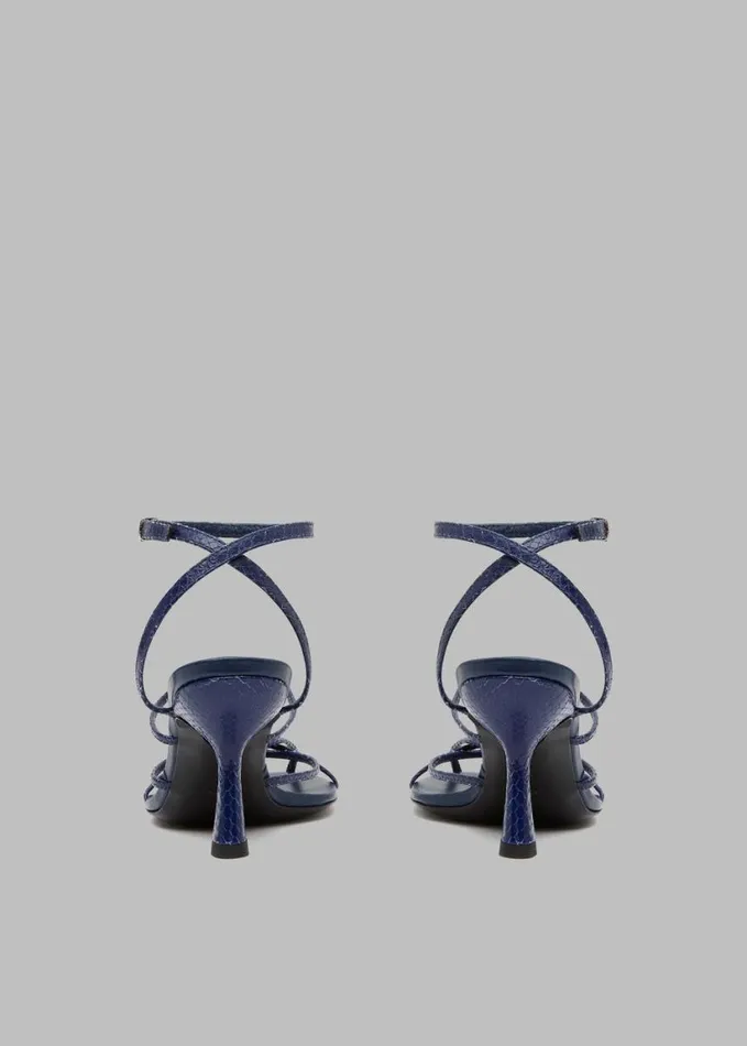 Shoes Women The Frankie Shop Christopher Esber Blaze Embossed Heels 8211 Sodalite