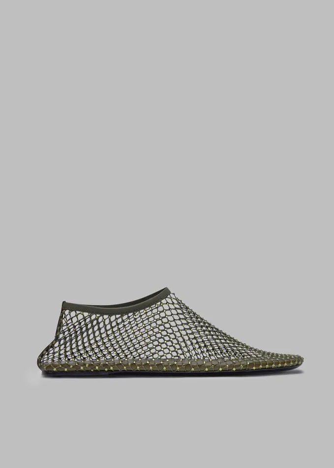 Shoes Women The Frankie Shop Christopher Esber Minette Flats 8211 Olive