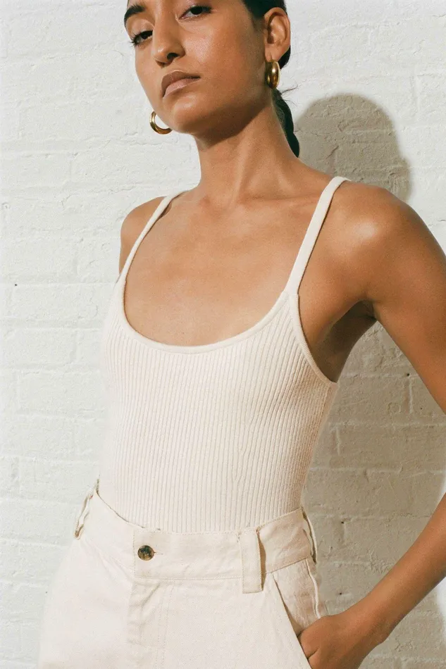 Shop Core Collection Mara Hoffman Caro Sweater Nautral Shop Core Collection Mara Hoffman Caro Sweater Nautral