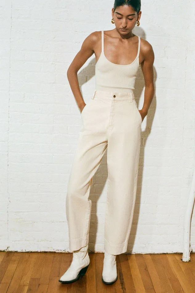 Shop Core Collection Mara Hoffman Caro Sweater Nautral Shop Core Collection Mara Hoffman Caro Sweater Nautral