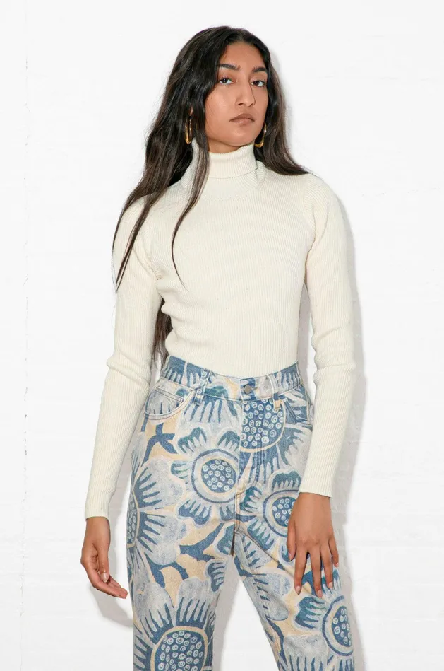 Shop Core Collection Mara Hoffman Lori Sweater Natural Shop Core Collection Mara Hoffman Lori Sweater Natural