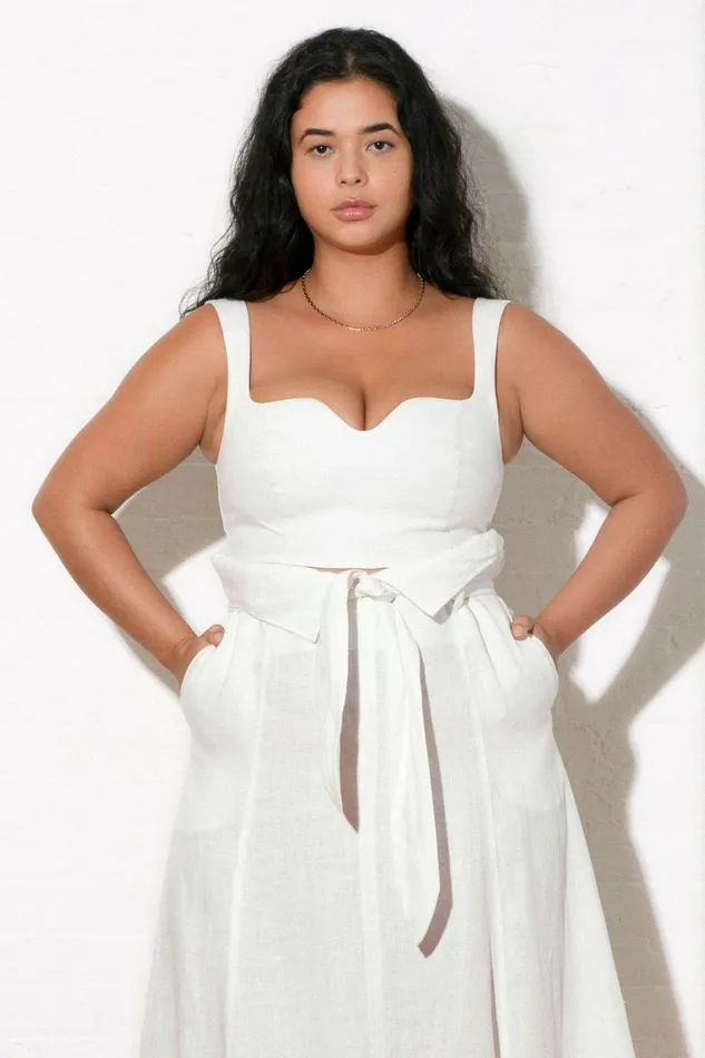 Shop Extended Sizes Mara Hoffman Extended Anna Skirt White Shop Extended Sizes Mara Hoffman Extended Anna Skirt White