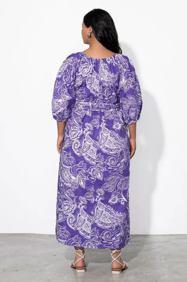 Shop Extended Sizes Mara Hoffman Extended Fila Dress Purple Shop Extended Sizes Mara Hoffman Extended Fila Dress Purple