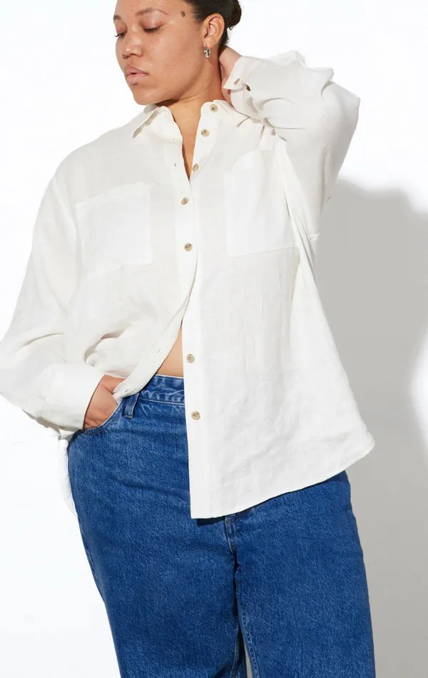Shop Extended Sizes Mara Hoffman Extended Georgina Pant Blue Shop Extended Sizes Mara Hoffman Extended Georgina Pant Blue
