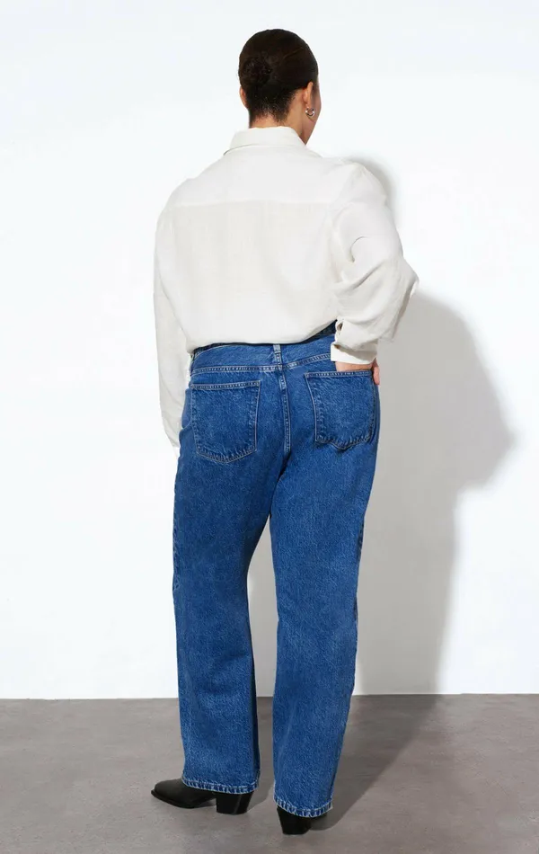 Shop Extended Sizes Mara Hoffman Extended Georgina Pant Blue Shop Extended Sizes Mara Hoffman Extended Georgina Pant Blue