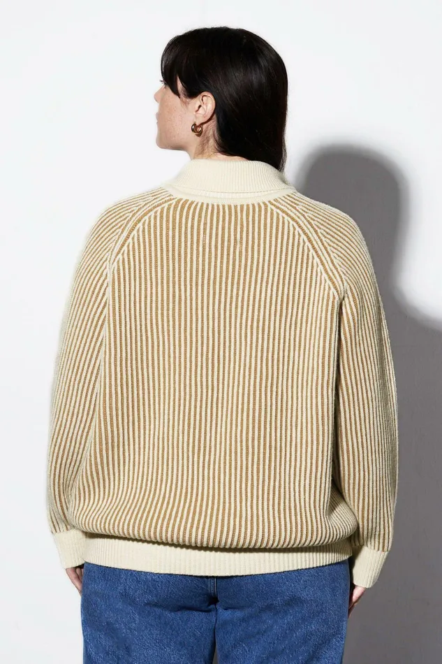 Shop Extended Sizes Mara Hoffman Extended Juliana Sweater Khaki Shop Extended Sizes Mara Hoffman Extended Juliana Sweater Khaki