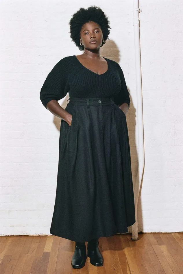 Shop Extended Sizes Mara Hoffman Extended Tulay Skirt Black Shop Extended Sizes Mara Hoffman Extended Tulay Skirt Black