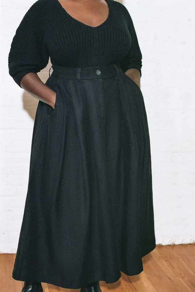 Shop Extended Sizes Mara Hoffman Extended Tulay Skirt Black Shop Extended Sizes Mara Hoffman Extended Tulay Skirt Black