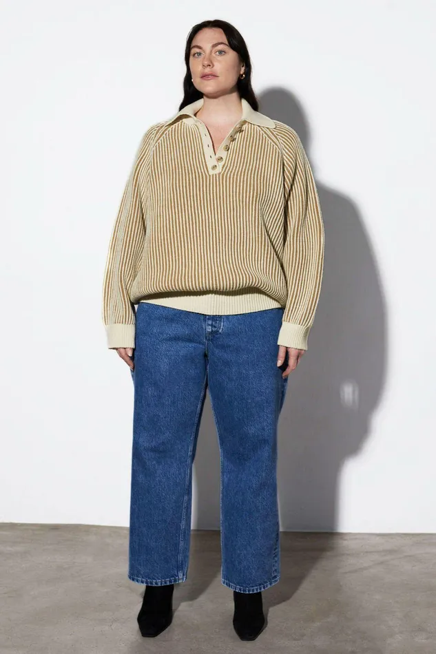 Shop Extended Sizes Mara Hoffman Juliana Sweater Khaki Shop Extended Sizes Mara Hoffman Juliana Sweater Khaki