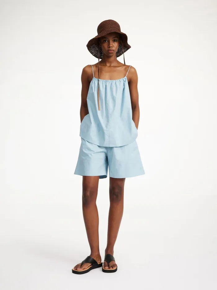 Shorts Women By Malene Birger Siona Shorts Hydra Blue