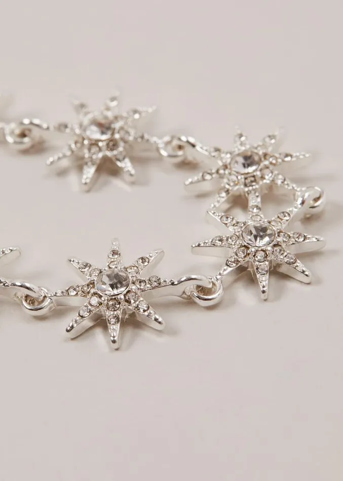 Silver Plated Star Bracelet Silver Women Phase Eight Jewellery