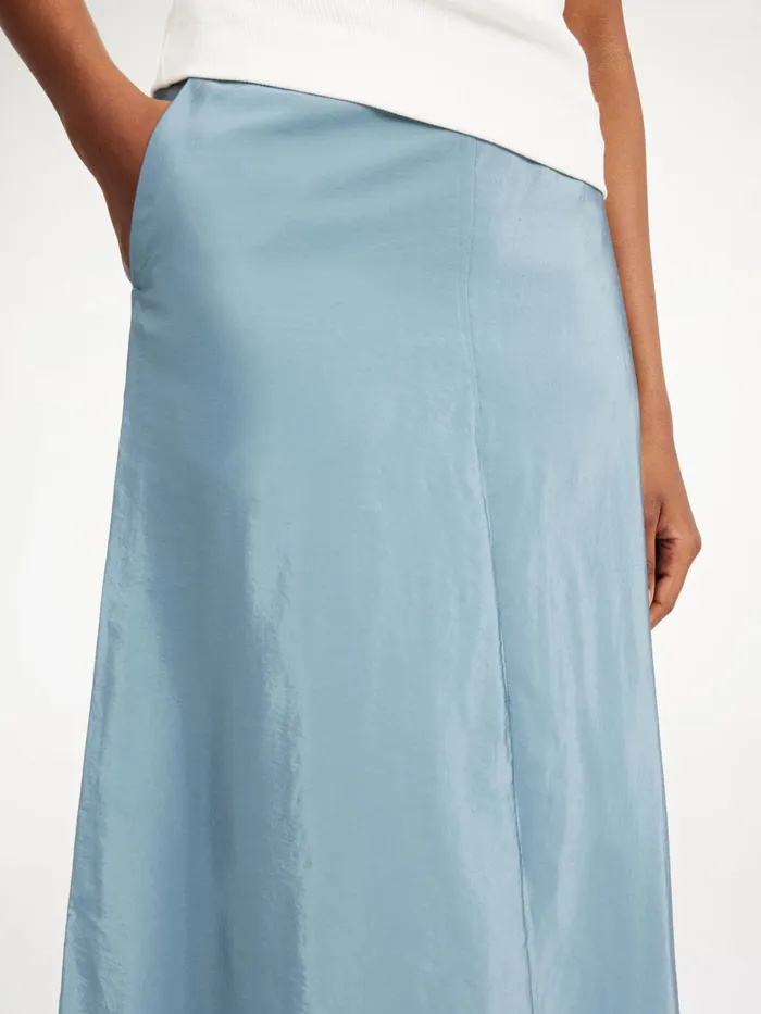 Skirts Women By Malene Birger Isoldas Maxi Skirt Cool Water