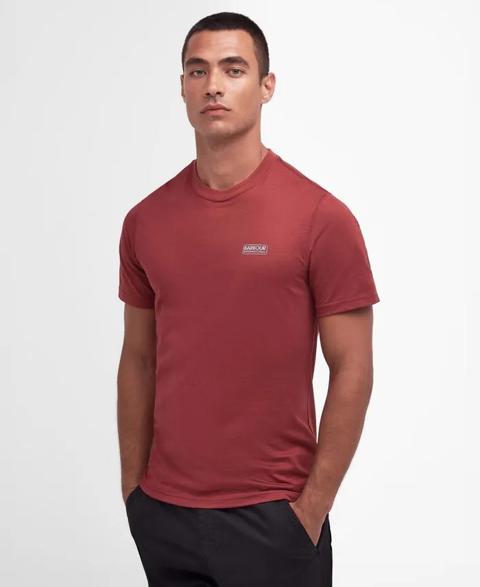 Small Logo TShirt Spicy Orange Men Barbour TShirts