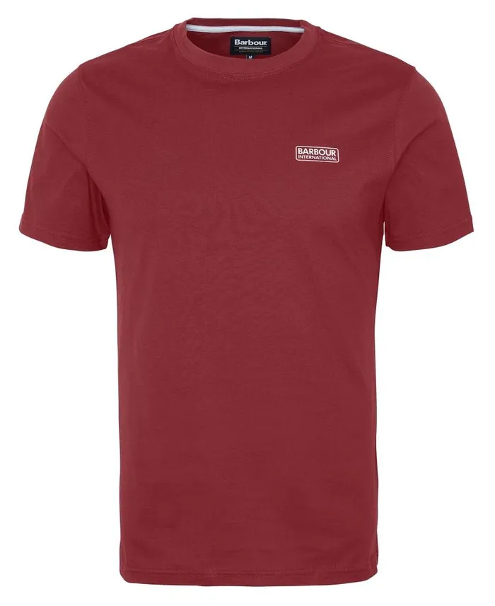 Small Logo TShirt Spicy Orange Men Barbour TShirts