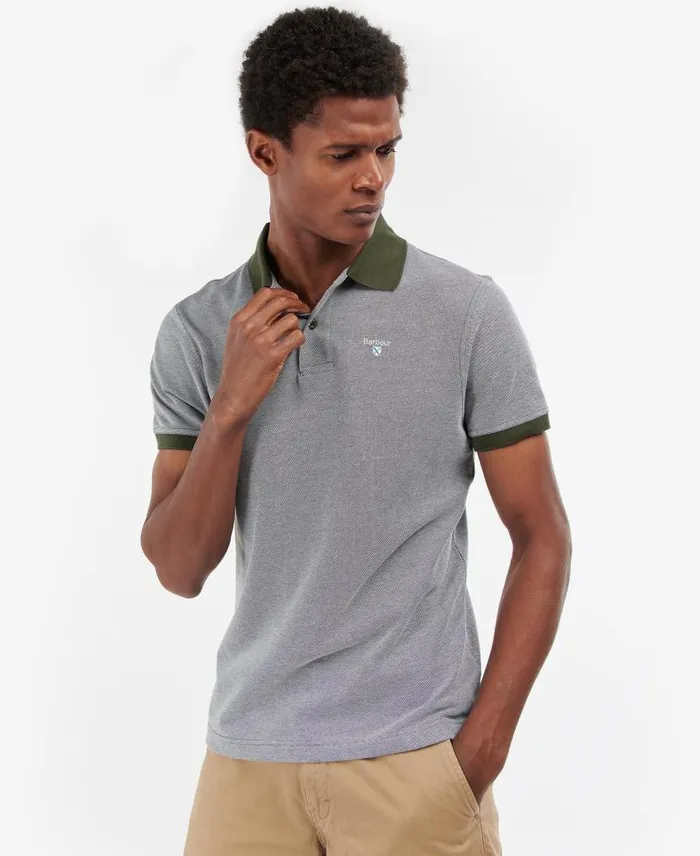 Sports Polo Mix Shirt Black Men Barbour Polo Shirts