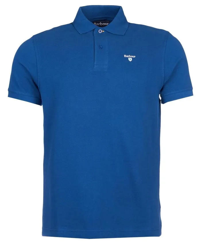 Sports Polo Shirt Dark Olive Men Barbour Polo Shirts