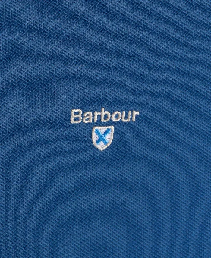 Sports Polo Shirt Dark Olive Men Barbour Polo Shirts