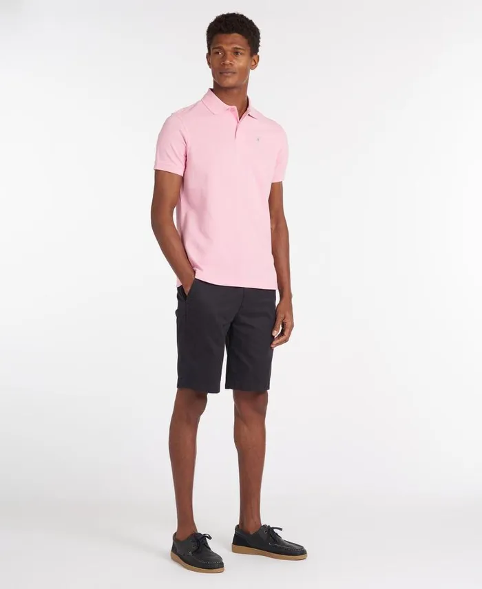Sports Polo Shirt Dusty Mint Men Barbour Polo Shirts