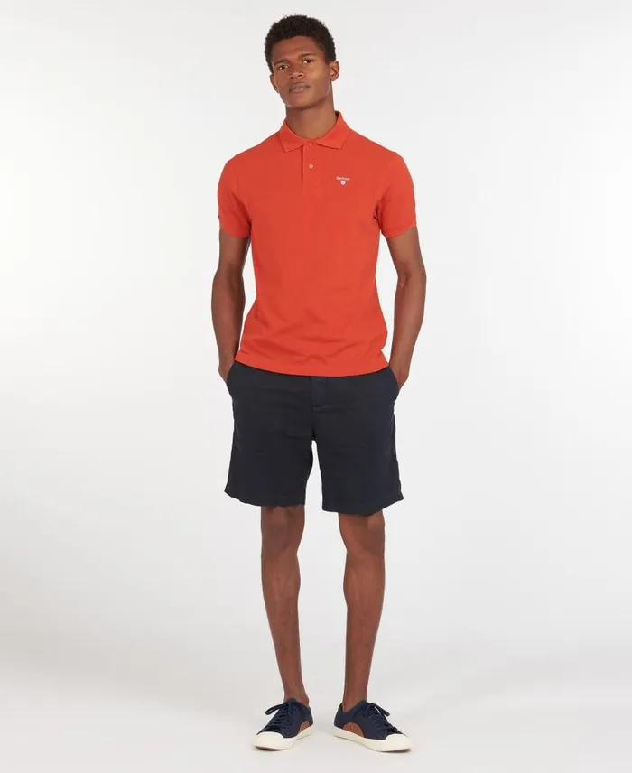 Sports Polo Shirt Sky Men Barbour Polo Shirts