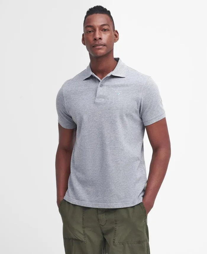 Sports Polo Shirt Vintage Green Men Barbour Polo Shirts