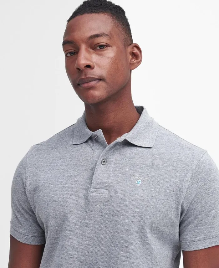 Sports Polo Shirt Vintage Green Men Barbour Polo Shirts