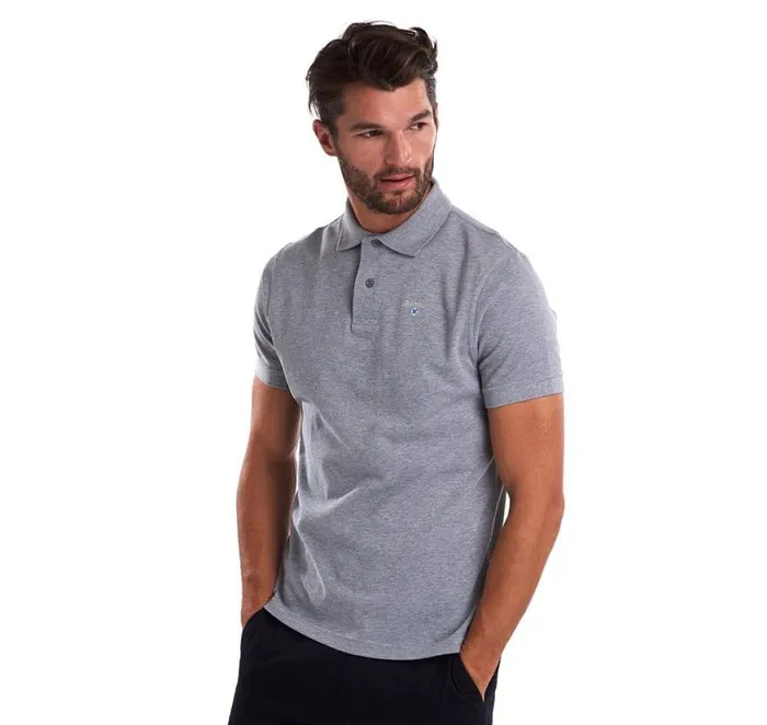 Sports Polo Shirt Vintage Green Men Barbour Polo Shirts