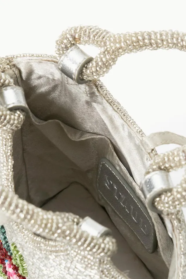 STAUD Beaded Women STAUD ZOE BEADED BAG DIAMOND ROSE STAUD Beaded Women STAUD ZOE BEADED BAG DIAMOND ROSE