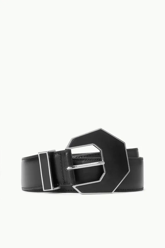 STAUD Belts Women STAUD INLAY BUCKLE BELT 8211 38MM TAN