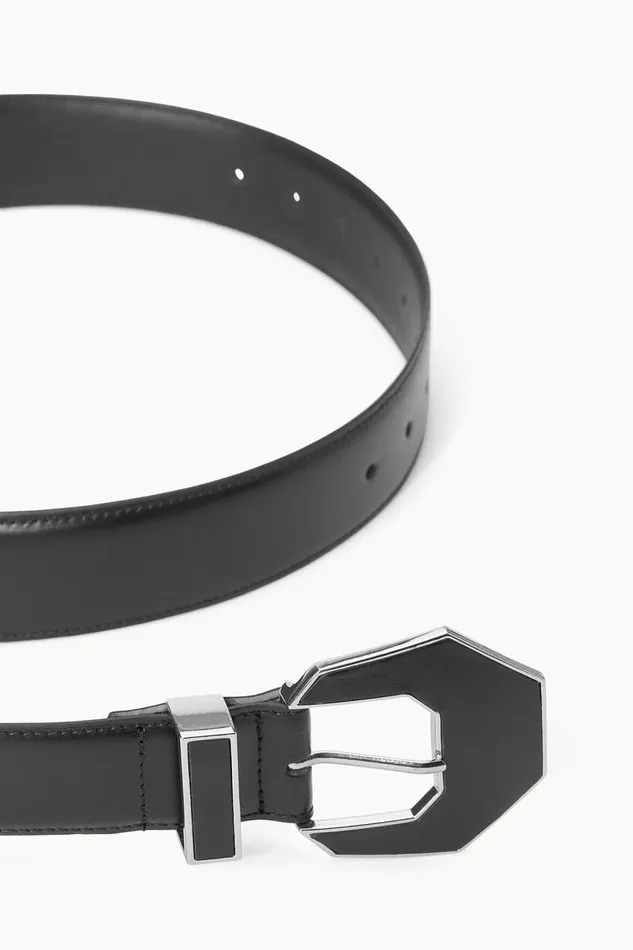 STAUD Belts Women STAUD INLAY BUCKLE BELT 8211 38MM TAN STAUD Belts Women STAUD INLAY BUCKLE BELT 8211 38MM TAN