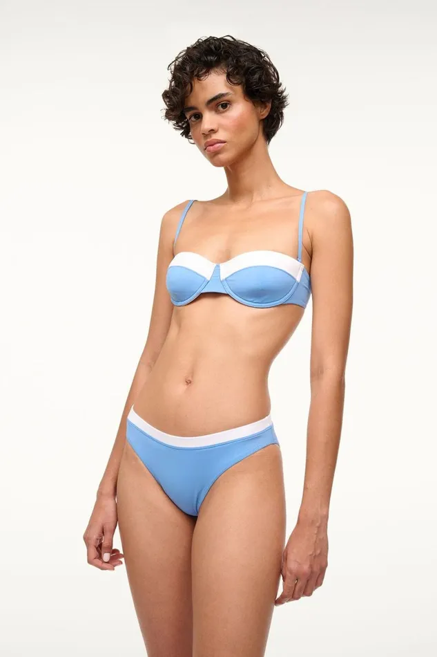STAUD Bikinis Women STAUD GEMMA BIKINI BOTTOM AZURE WHITE STAUD Bikinis Women STAUD GEMMA BIKINI BOTTOM AZURE WHITE