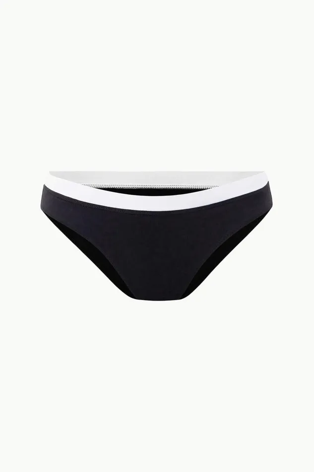 STAUD Bikinis Women STAUD GEMMA BIKINI BOTTOM BLACK WHITE STAUD Bikinis Women STAUD GEMMA BIKINI BOTTOM BLACK WHITE