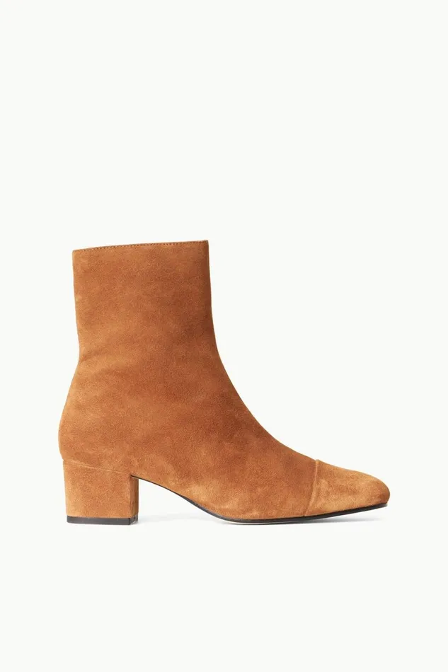 STAUD Boots Women STAUD AIMEE SHORT BOOT TAN SUEDE
