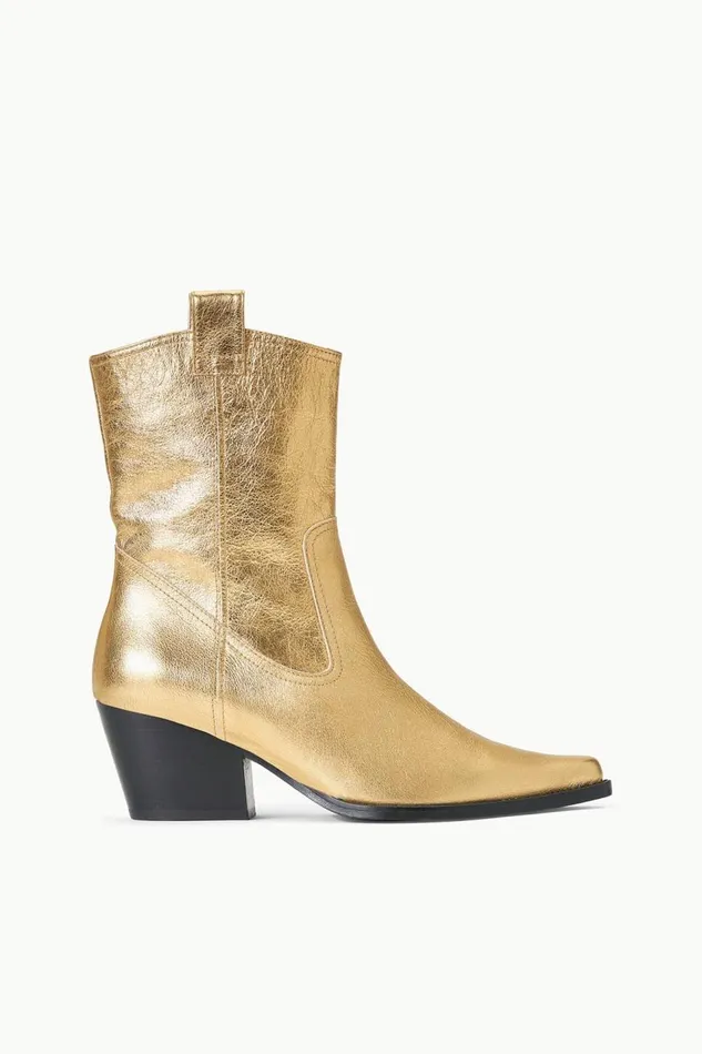 STAUD Boots Women STAUD JUNE BOOT GOLD