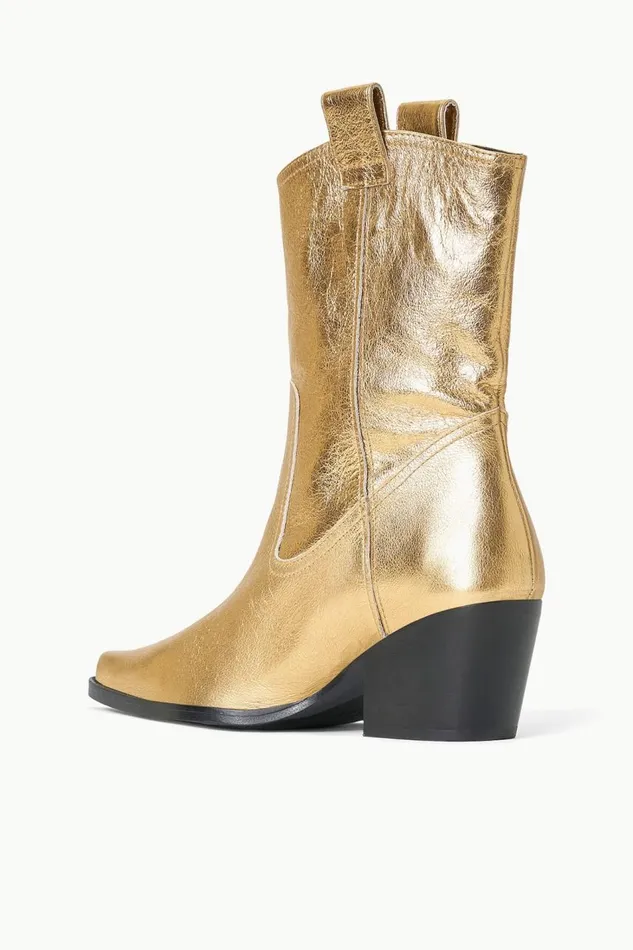 STAUD Boots Women STAUD JUNE BOOT GOLD STAUD Boots Women STAUD JUNE BOOT GOLD