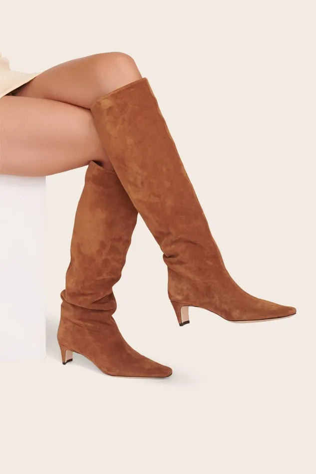 STAUD Boots Women STAUD WALLY BOOT TAN SUEDE STAUD Boots Women STAUD WALLY BOOT TAN SUEDE