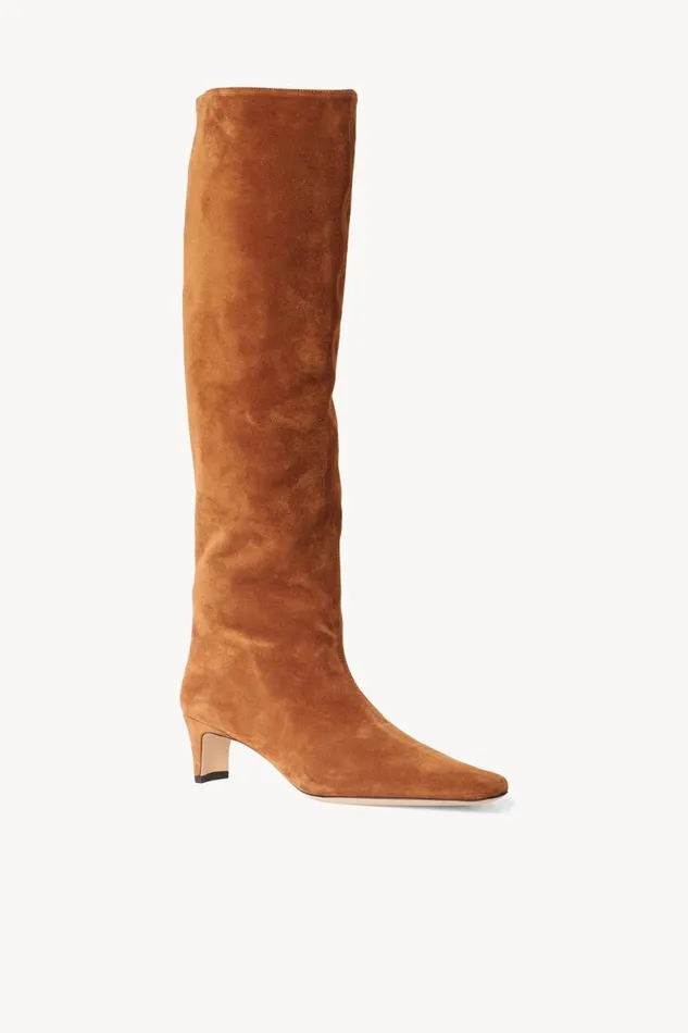 STAUD Boots Women STAUD WALLY BOOT TAN SUEDE STAUD Boots Women STAUD WALLY BOOT TAN SUEDE